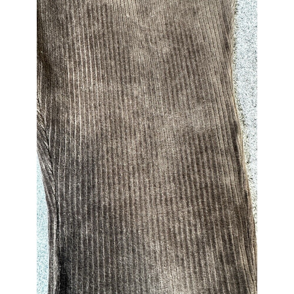 Hue Corduroy Jeggings Sm Brown Ribbed Pull On Stretch Dark Academia Preppy Twee - Picture 6 of 8
